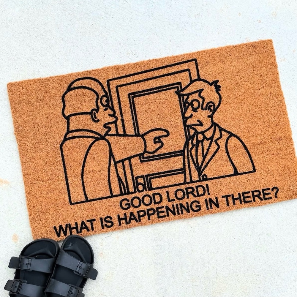 Steamed Hams Simpsons Doormat